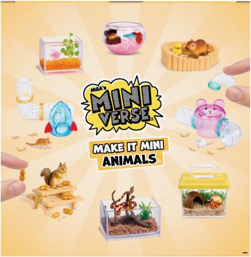 MGA Miniverse Make It Mini Animals serija 2 iznenađujuća kapsula - 1 komad