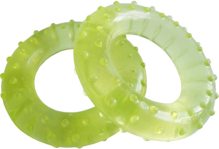Acra massage rings with protrusions 7 cm – finger strengthener (2 pcs)