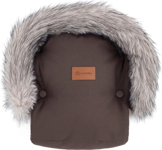 Petite&Mars rukavnik za kolica Furry rich brown