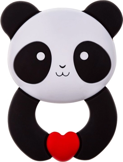 Akuku silikonska grickalica panda - 1 komad