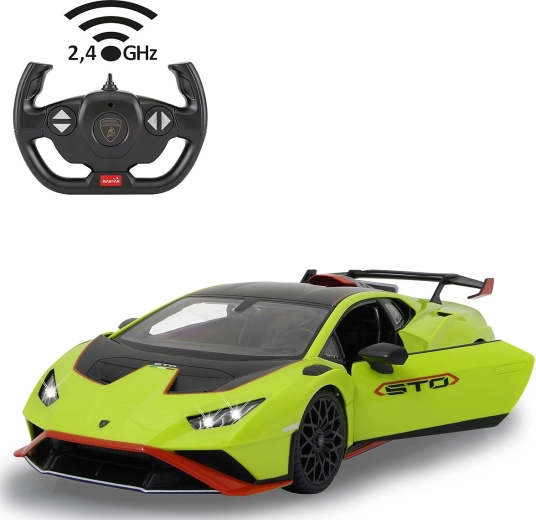 JAMARA Lamborghini Huracán STO Radio-Controlled Car 1:14 Green