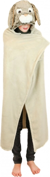 Grijaća dekica s kapuljačom zeko Cozy Noxxiez s džepovima u obliku šapica