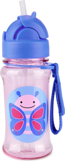 Skip Hop Zoo tritan bočica sa slamkom 355 ml Leptirić