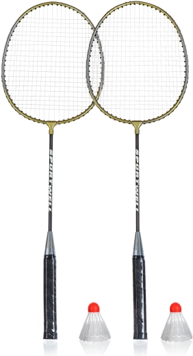 Set za badminton s 2 reketa i 2 loptice