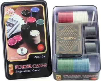 Poker set u limenci