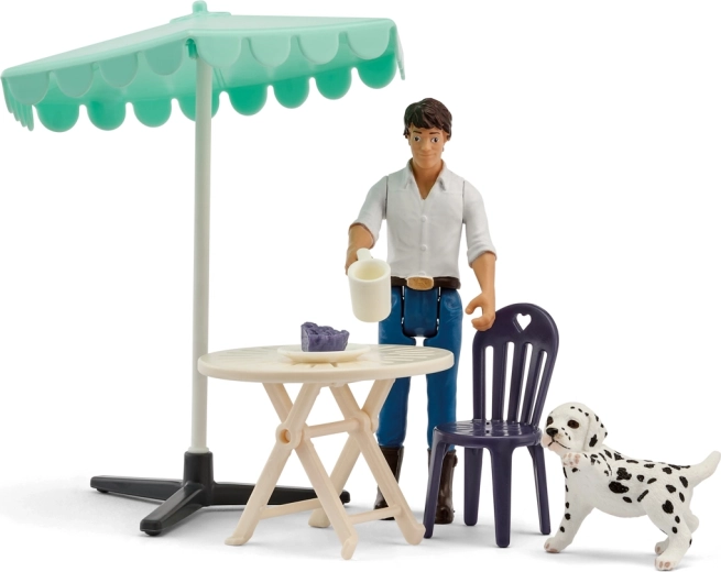 Schleich POCKET SET sjedenje uz kavu