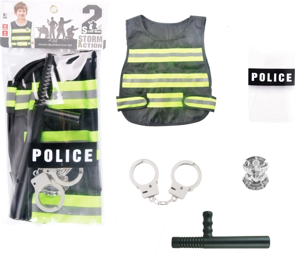 Policijski prsluk s remenom i futrolom