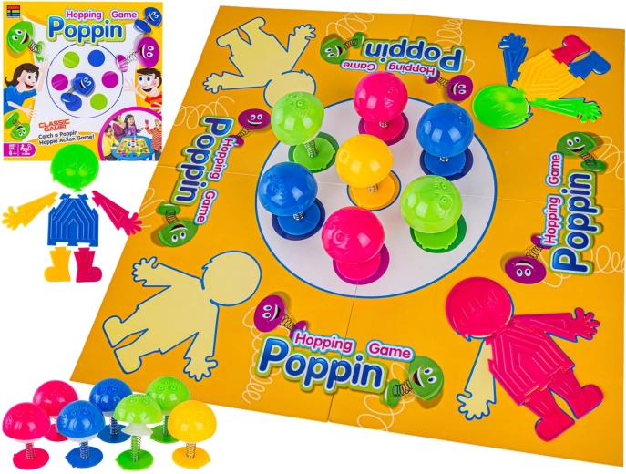 Fun family game: Build a little man – Hopping Game Poppin