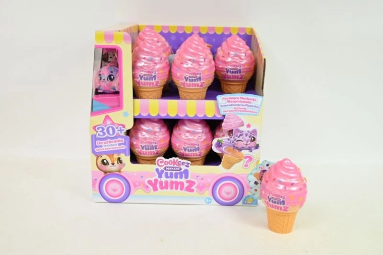 Cookeez Makery Yum Yumz mirisna plišana igračkica u kornetu