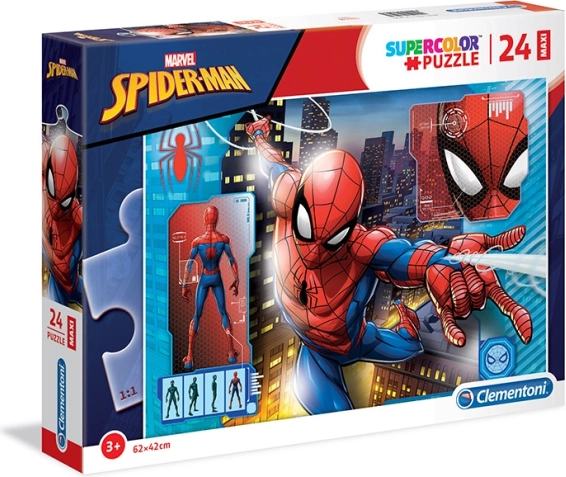 Puzzle 24 dijelova Maxi Super Color Spider-Man