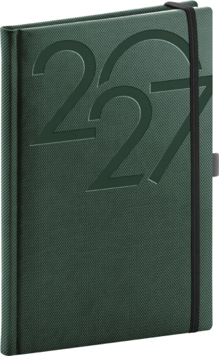 Notique Ajax tjedni planer 2027 zeleni 15 × 21 cm
