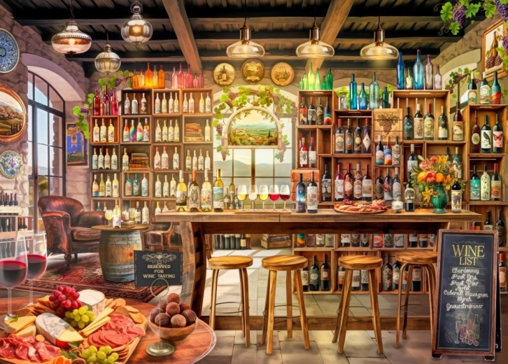 Bluebird puzzle Degustacija vina 500 dijelova