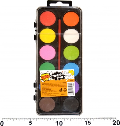 Vodene boje 12 boja s kistom