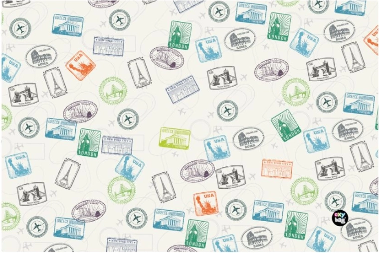 Podloga za stol od polipropilena Stamps