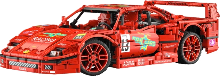 Konstrukcijski set sportski automobil 2688 dijelova – crveni