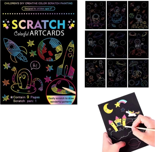 Color Scratch Card Cosmos