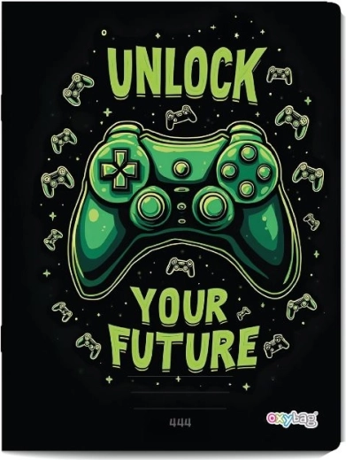 Bilježnica A4 Gamer s crtama 40 listova