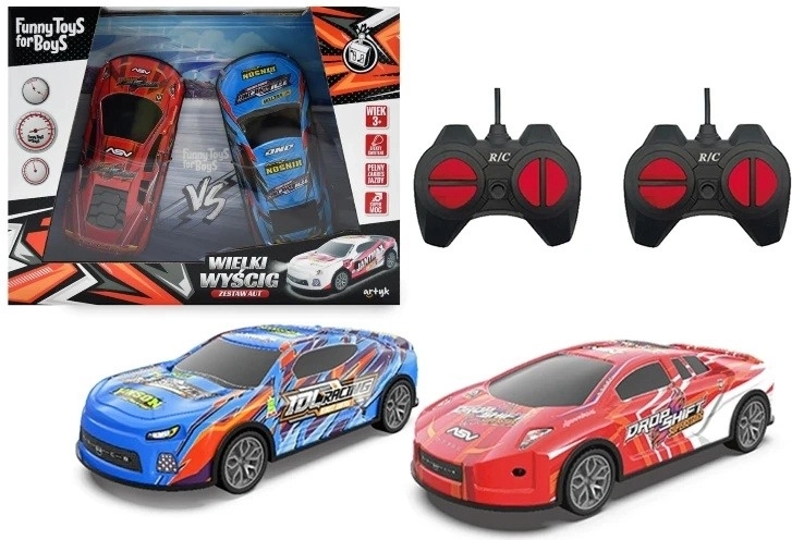 Set od 2 RC automobila na daljinsko upravljanje 1:24
