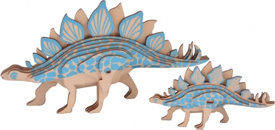Woodcraft drvene 3D puzzle stegosaurus 2 u 1