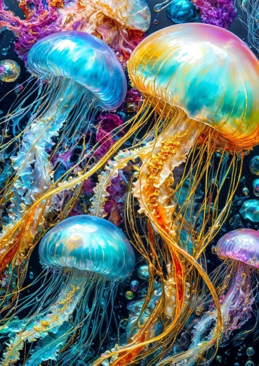 Enjoy puzzle Sjaj meduze 1000 dijelova