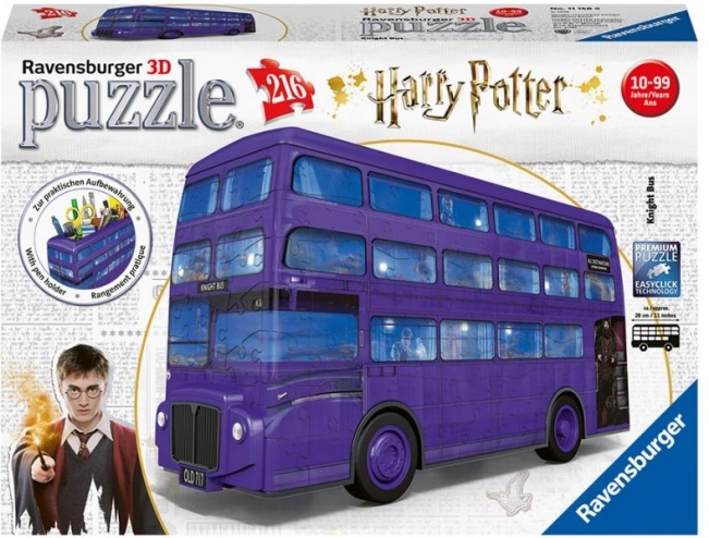 3D Puzzle Harry Potter Čarobnjački Autobus 216 dijelova
