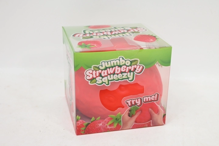 Antistresni stiskajući squishy gniotek jagoda jumbo 15 cm - 1 komad