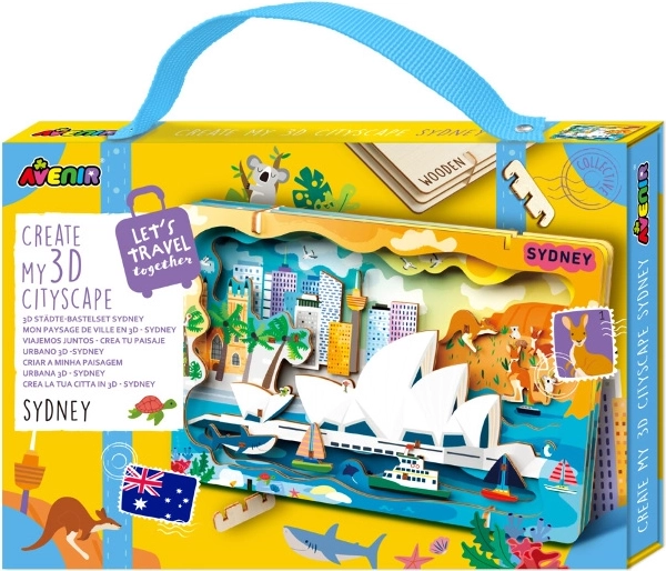 Wooden 3D Puzzle – Cityscape SYDNEY