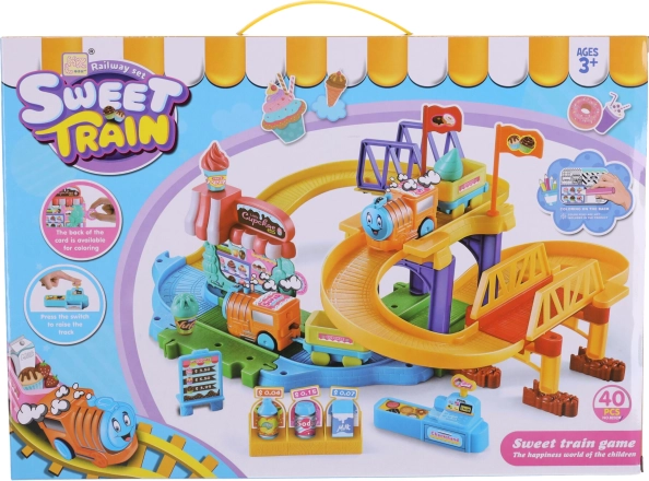 Šareni set vlakova na baterije