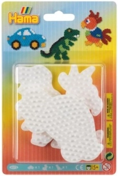 Podloga za peglanje perlica s motivima Auto, Papiga i Dinosaur