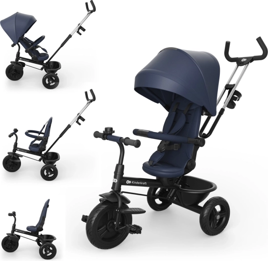 Kinderkraft tricikl Aston 2 plus navy