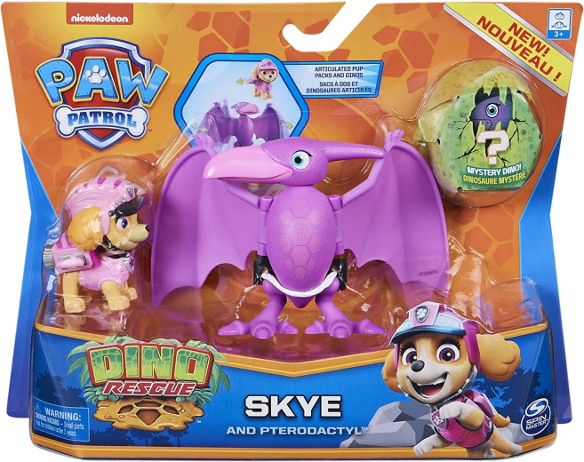 Paw Patrol Dino Rescue figurice Skye i pterodaktil