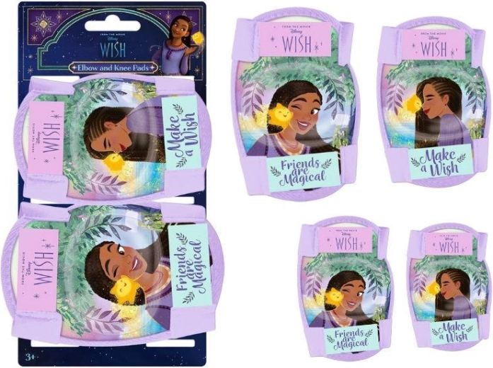 Disney Wish Knee and Elbow Pad Set - 4 pcs