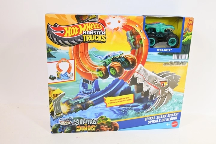 Hot Wheels Monster Trucks Petlja s grabežljivcem s autićem Mega-Wrex