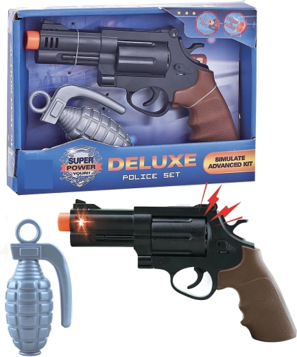 Sparkys Police Pistol and Grenade