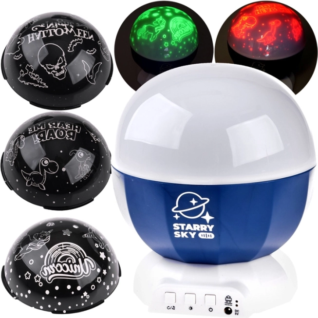 Projektor zvjezdanog neba s motivima dinosaura i Halloweena