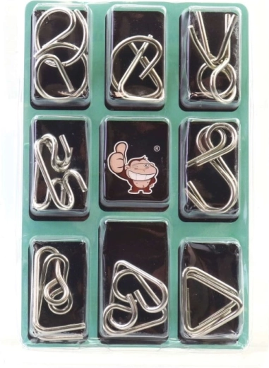 Metalna mozgalica – set od 3 logičke zagonetke za djecu i odrasle