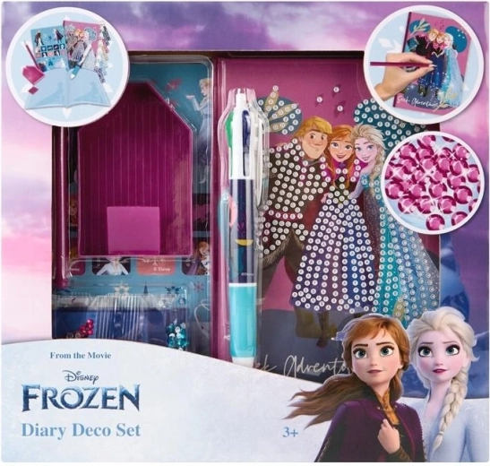 Decorative set for decorating a Disney Frozen diary