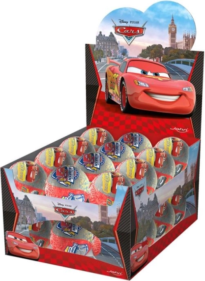 Meki pjenasti loptica CARS 100 mm