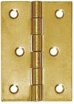 Zglobna čelična šarka 60 × 43 mm, žuto pocinčana