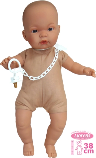 Realistična lutka beba Llorens - sa zvukovima i mekanim tijelom 38 cm