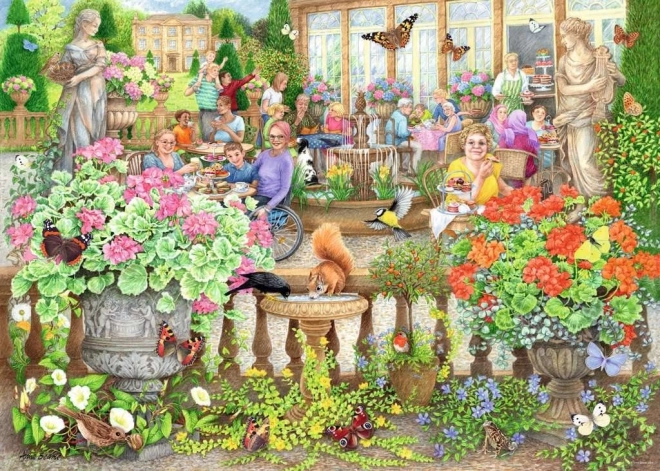 Ravensburger puzzle Kavana u oranžeriji 1000 dijelova
