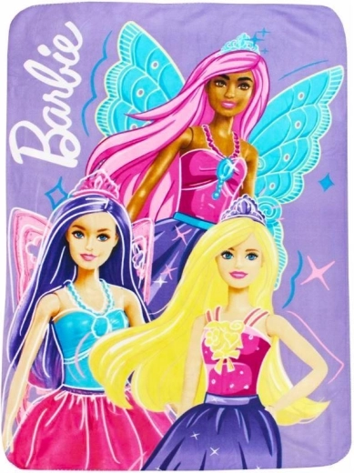 Flis deka Barbie 100 × 140 cm