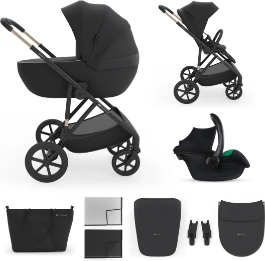 Kinderkraft kombinirana kolica 3u1 Prime 3 tamno zelena