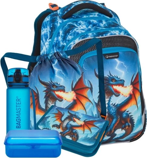 Bagmaster school set LUMI 26 D – dragon