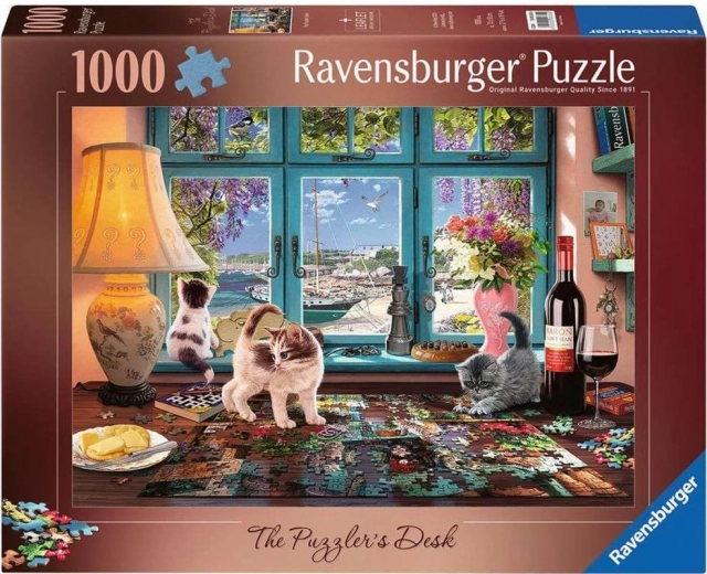 Ravensburger stol za slaganje puzzli za ljubitelje slagalica (1000 dijelova)