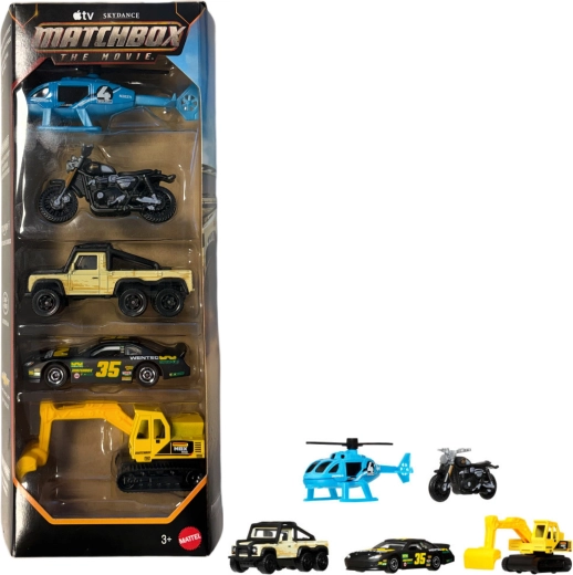 Mattel Matchbox The Movie set od 5 vozila inspiriranih filmom