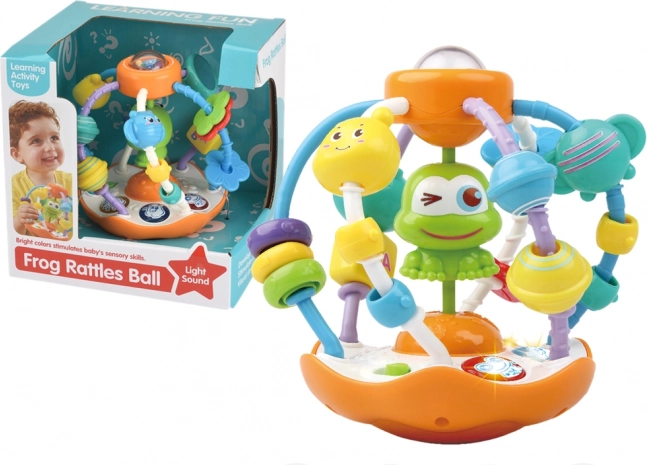 Interaktivna kugla žaba sa svjetlom i glazbom