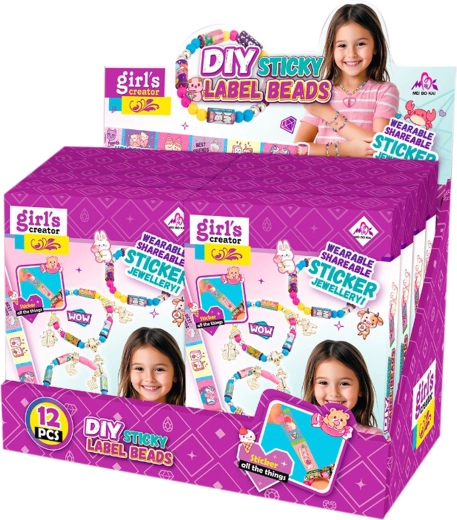 Kreativni set za izradu narukvica s naljepnicama