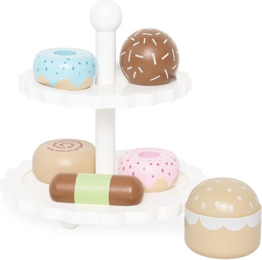 Jabadabado two-tier tray with cookies