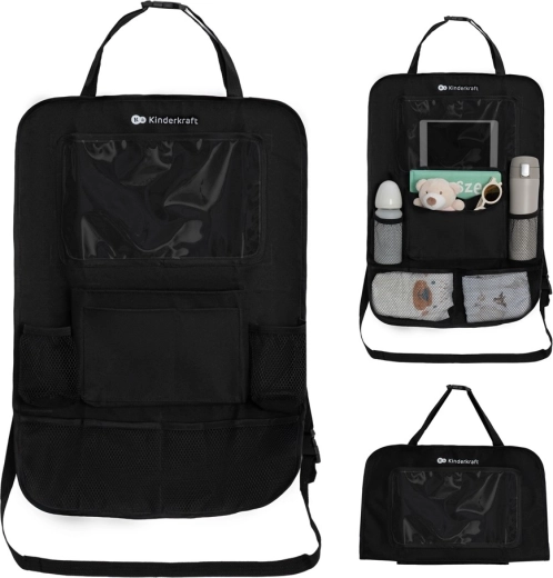 Kinderkraft organizator za auto 2u1 Black